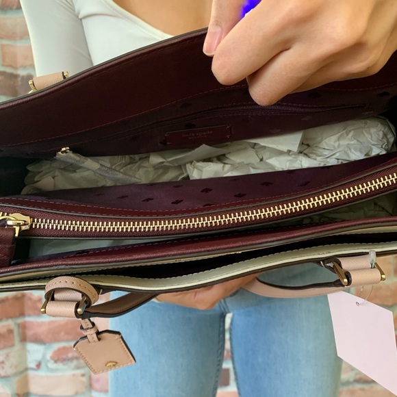 Kate spade Cameron LARGE laptop Tote cherrywood - Picture 7 of 8